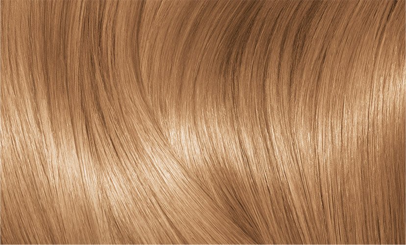 Haircolor 73 Golden Blonde Excellence Creme Hair Swatch